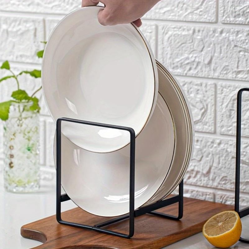 Stainless Steel Dish Rack, Vertical Plate Holder, Kitchen Organizer, Durable