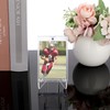 JuxYes 6 Pack Clear Display Stand Easel, Acrylic Plate Stands
