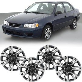 DREAMIZER R15 Car Wheel Cover Hubcaps Clip Vehicle Tire Caps For Toyota Corolla Pre-2003