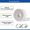 Eastrans 3IN x 100FT Pool Backwash Hose, Heavy Duty Flat