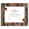 Eosglac Rustic 8.5x11 Wooden Picture Frame, Handmade with Real Birch