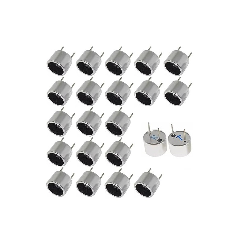 WWZMDiB 22Pcs TCT40-16R/T 16mm Ultrasonic Transceiver Probe Set（11 Transmitters +