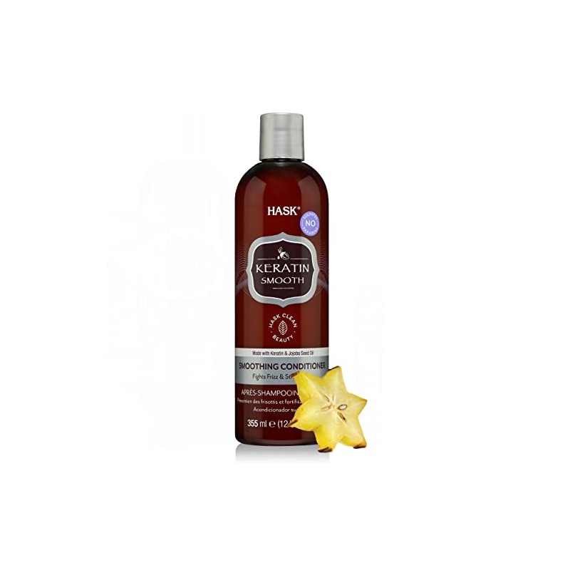Hask Keratin Protein Smoothing Conditioner, 12 Ounce