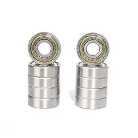 608zz Ball Bearings 608zz High Speed ABEC-7 Skateboard Bearings for Blenders, Skateboards,Scooters, Spinners, Roller 608 Skateboard Bearing 10 pcs