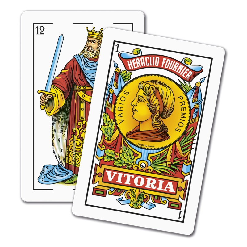 Fournier - Nr. 12-40 Spanisches Deck mit 40 Karten, Farbe