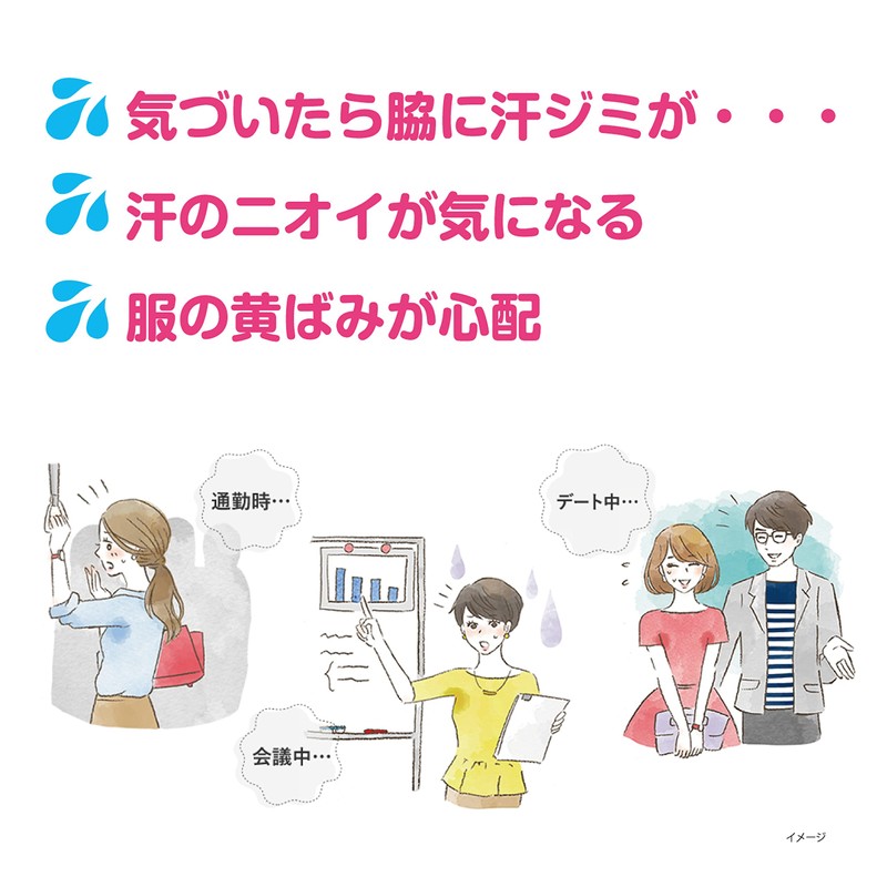 リフ あせワキパット あせジミ防止・防臭シート 脇汗に モカベージュ お徳用40枚(20組)