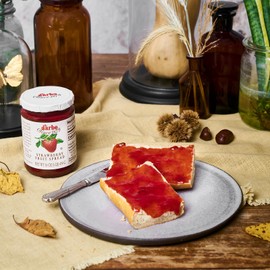 D’arbo All-Natural Strawberry Fruit Spread, 16 oz (2 Pack) | Crafted Tradition | Pure Fruit Flavor No Artificial Preservatives—Ensuring a Naturally Sweet and Flavorful Spread.