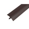 T-Molding.com 25ft Roll of Dark Brown 3/4" Plastic Tee Moulding