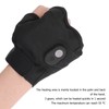 One Pair Heated Fingerless Gloves Polyurethane Fiber USB Non Slip
