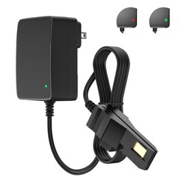 Charger for Power Wheels Battery 12 Volt, 12V Adapter for Fisher Price Gray, 6.5FT, Charging Indicator Light