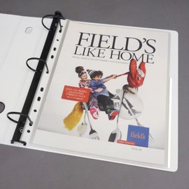 Keepfiling Quick Load Sheet Protectors 8.5 x 11 Letter Size, w/Color Edged (White), Box of 100, Acid Free