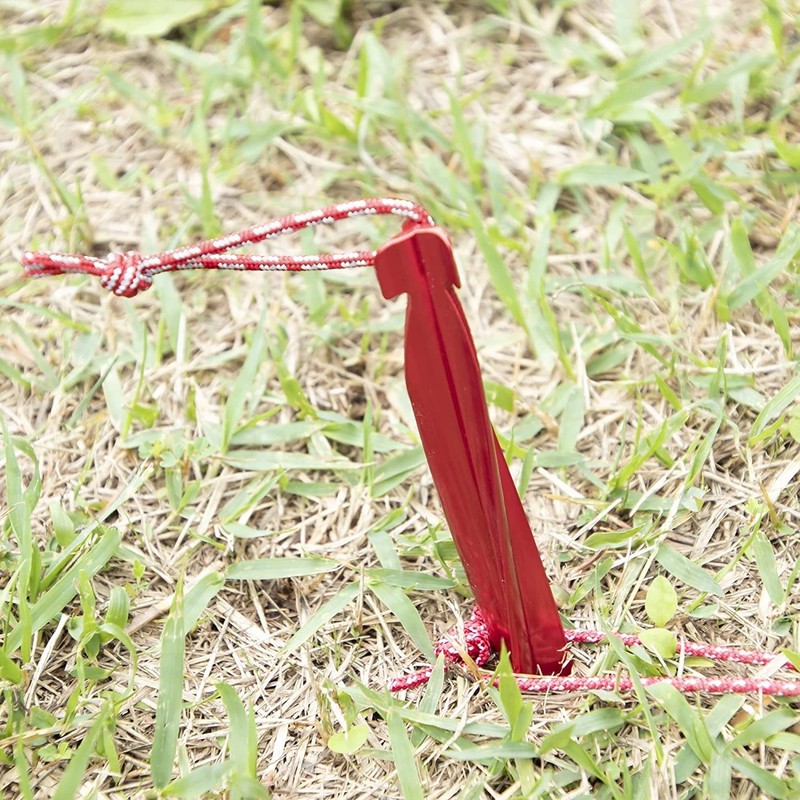MSR Cyclone 10" Tent Stake, 4 Pack, Red
