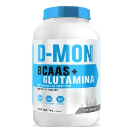 Aminoácidos Bcaas + Glutamina D-mon 1kg Varios Sabores Full