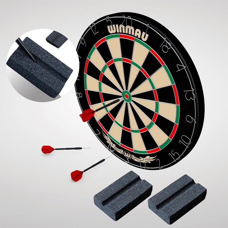 FEZTGVOFA 4 Pack Darts Sharpener, Darts V-Sharp Sharpening Stone, DartsS