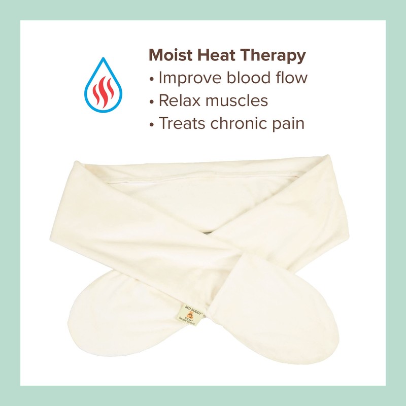Bed Buddy Microwavable Neck Wrap with Hand Warmer Pockets, Comfort