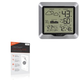 BoxWave Screen Protector Compatible with La Crosse Technology 308-1417V3 Weather Station with Forecast and Atomic Time - ClearTouch Anti-Glare (2-Pack), Anti-Fingerprint Matte Film Skin