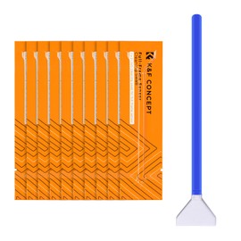 K&F Concept 10 Pack Camera Cleaning Kit for Full Size Sensors, 0.9 inch (24 mm), Camera Cleaning Swabs, Sensors, Cleaning Sticks, Maintenance Supplies, Cleaning Supplies, For SLR Cameras