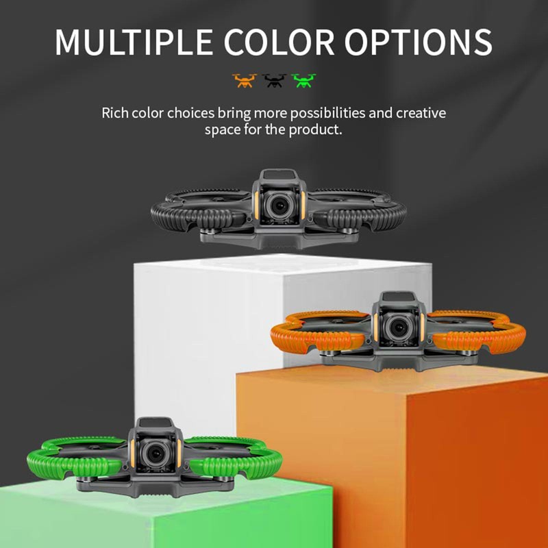 NUHFUFA Avata 2 Drone Propeller Guards Bumper Rings Anti Collision