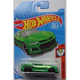 Hot Wheels 2018 50th Anniversary Muscle Mania 2017 Camaro ZL1 188/365, Green