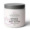 Glimmer Goddess Manteca corporal orgánica de 8 oz (coco y