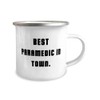 Best Paramedic in Town. Paramedic 12oz Camper Mug, Fun Paramedic