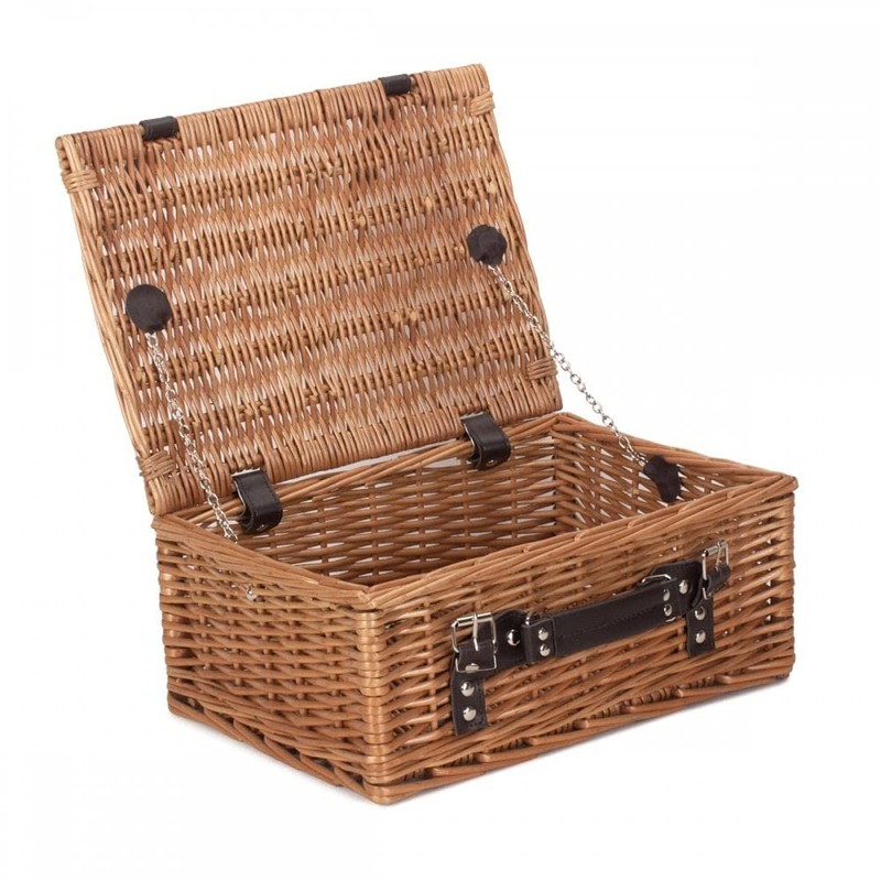 Red Hamper Double Steamed 36cm Picnic Basket