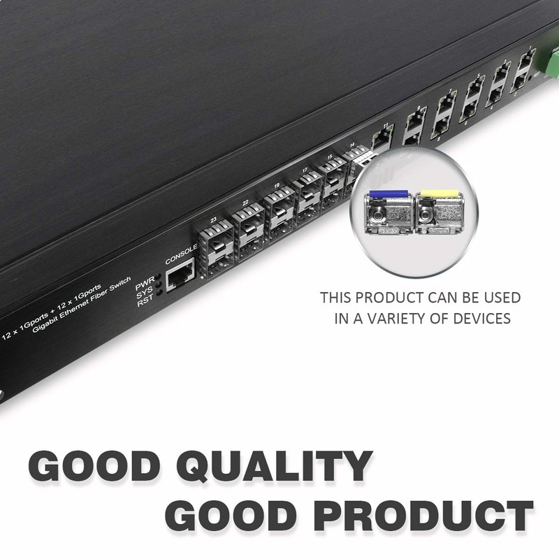 One pair SFP module 1.25G Bidi single fibre transceiver 1310nm/1550nm