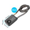 Smart Motorcycle Lock APP Control Waterproof 110dB Wire Rope Anti-Theft
