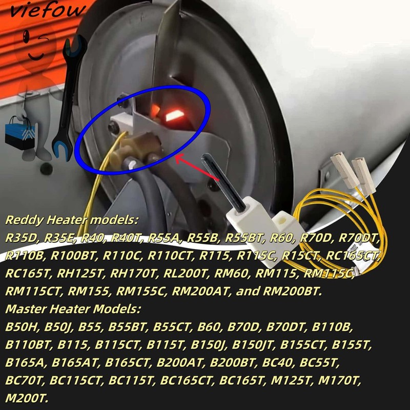 PP200SC PP200 HA1000 Hot Surface Igniter for Desa Reddy Master