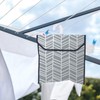 Minky Geo Peg Bag