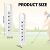 2pcs Adjustable Golf Tee Height Tool, Easy to Use Tee