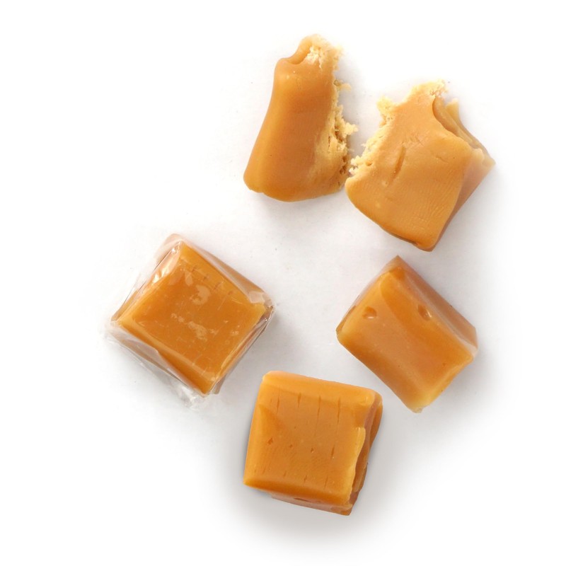 Caramel Squares Candy, 1 Pound Bulk Bag (Approximately 75 pieces),