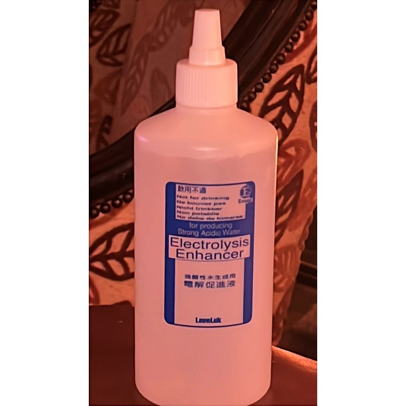 Enagic Kangen Leveluk Electrolysis Enhancer Fluid 400g Bottle K8 And
