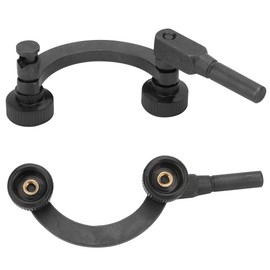 Digital Dial Indicator Holder, 8mm Half Round Combination Test Dial Indicator Support Stand, Test Connect Dial Indicator for Measurement Work