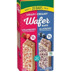 Natures Valley Crispy Creamy Wafer Bars, Variety Pack, 28 Count