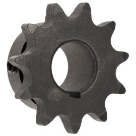 Martin Roller Chain Sprocket, Bored-to-Size, Type B Hub, Single Strand, 40 Chain Size, 0.5" Pitch, 60 Teeth, 1.188" Bore Dia., 9.84" OD, 3.5" Hub Dia., 0.284" Width