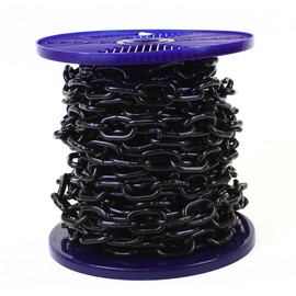 Ali's DIY Strong JBP Jet Black Plated Heavy Duty Steel Chain 2MM - 1 Metre Custom Cut Length