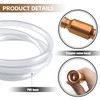 NTNEV 3/4" Car Safety Siphon Hose, Fit for Gasoline/Fuel/Water Transfer,