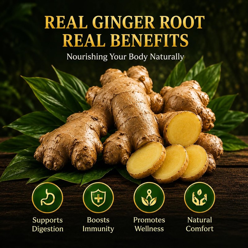 WOTIHA 150 Premium Ginger Tea Bags, 100% Pure Ginger Root,