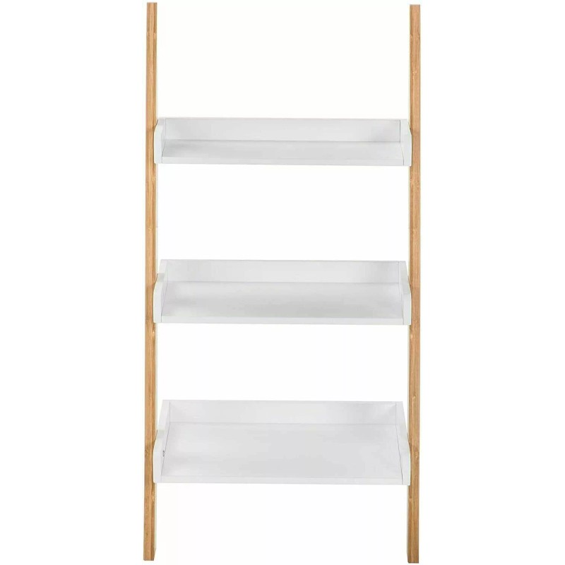 House of Living Art Ladder Shelf 3-Tier Bamboo and MDF