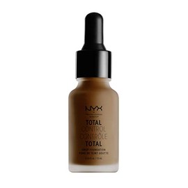 Nyx Professional Makeup Base Liquida De Maquillaje Total Control Drop Foundation, Tono Chestnut, 13 ml