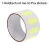 PATIKIL Glow in The Dark Tape, 1 Roll Directional Arrows