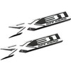 Pair Set Sierra 1500 X31 Off Road Emblems 3D Rear