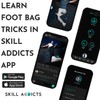 SkillAddicts Footbag (Freestyle Foot Bag For Any Skill Level, Includes