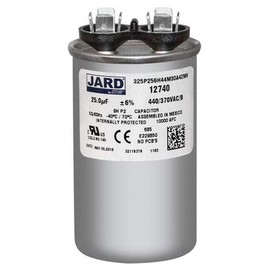 97F9606-25 uf MFD 370 or 440 Volt VAC - Genteq Round Run Capacitor JARD Upgrade