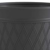 Suncast Lattice Hose Pot for Outdoor Garden Storage, Peppercorn -
