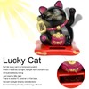 Lucky Cat Solar Powered Cute Decorative Wealth Welcoming Waving Fortune