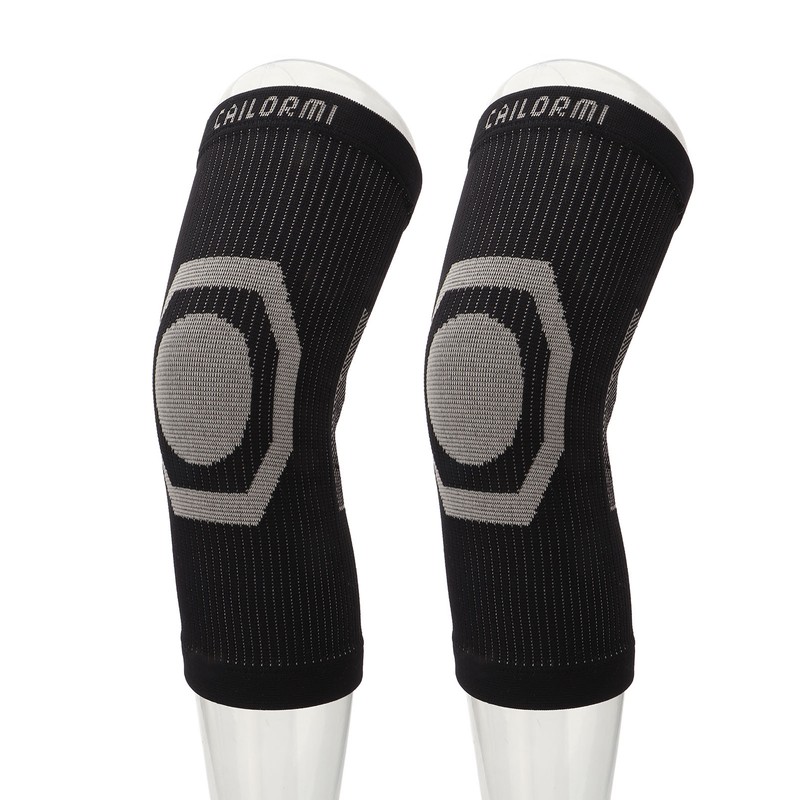 2pcs Graphene Knee Warmers Shock Absorption Resilience Soft Breathable Graphene