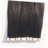 FOMIYES Tape in Seamless Hair Extensions Straight Human Hair Wig