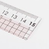 sourcing map 2pcs Straight Ruler 15cm Metric Clear Measuring Tool